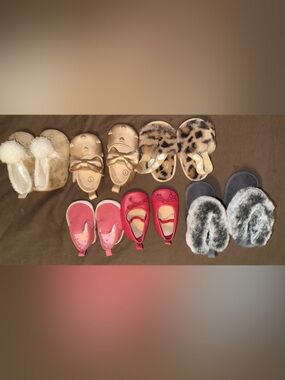 Baby girl shoes 0-3M 6-9M baby shoes set of 6